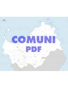 Mappa dei comuni della provincia di Sassari pdf