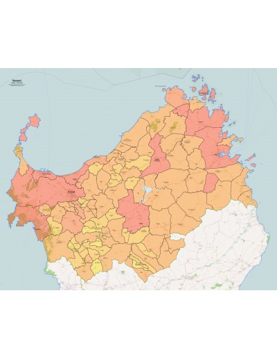 Mappa dei comuni della provincia di Sassari pdf