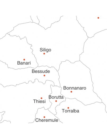 Mappa dei comuni della provincia di Sassari pdf