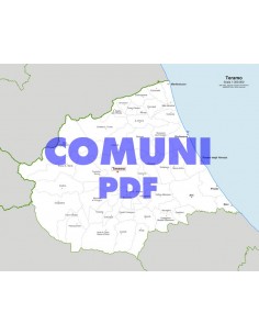 Mappa dei comuni della provincia di Teramo pdf
