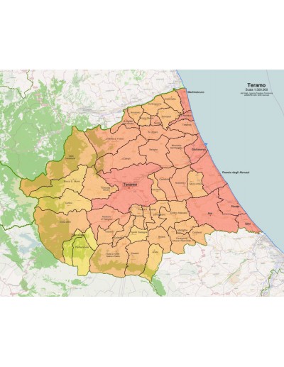 Mappa dei comuni della provincia di Teramo pdf