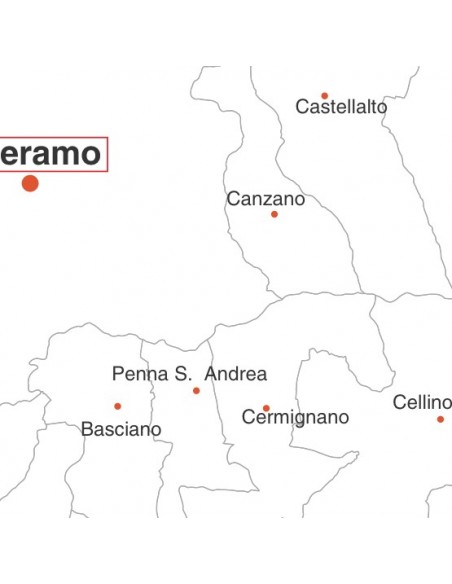 Mappa dei comuni della provincia di Teramo pdf