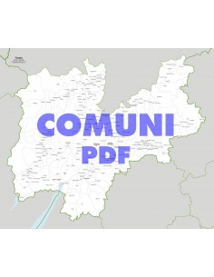 Mappa dei comuni della provincia di Trento pdf
