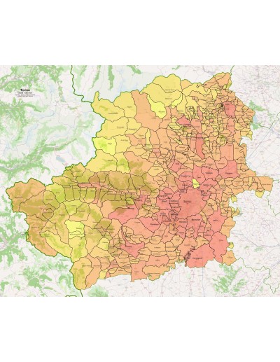 Mappa dei comuni della provincia di Torino pdf