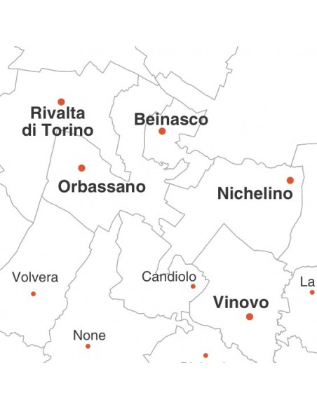 Mappa dei comuni della provincia di Torino pdf