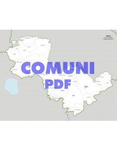 Mappa dei comuni della provincia di Terni pdf