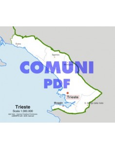 Mappa dei comuni della provincia di Trieste pdf