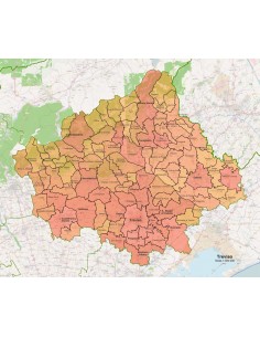 Mappa dei comuni della provincia di Treviso pdf 2