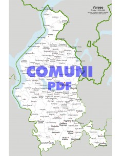 Mappa dei comuni della provincia di Varese pdf