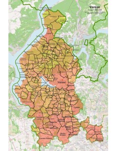 Mappa dei comuni della provincia di Varese pdf 2