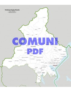 Mappa dei comuni della provincia di Verbano-Cusio-Ossola pdf