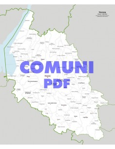 Mappa dei comuni della provincia di Verona pdf