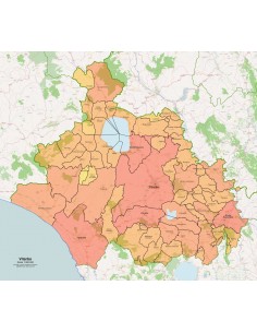 Mappa dei comuni della provincia di Viterbo pdf 2
