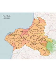 Mappa dei comuni della provincia di Vibo Valentia pdf 2