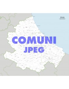 Mappa dei comuni dell'Abruzzo jpg