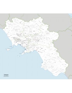 Mappa dei comuni della Campania jpg 2