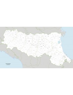Mappa dei comuni dell'Emilia Romagna jpg 2