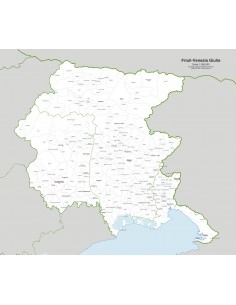 Mappa dei comuni del Friuli Venezia Giulia jpg 2