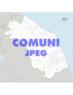 Mappa dei comuni della Marche jpg