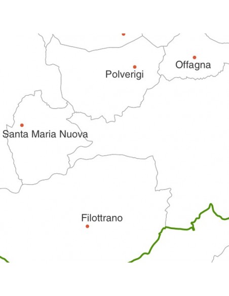 Mappa dei comuni della Marche jpg