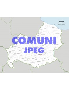 Mappa dei comuni del Molise jpg