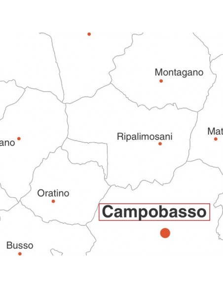 Mappa dei comuni del Molise jpg