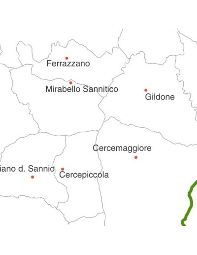 Mappa dei comuni del Molise jpg