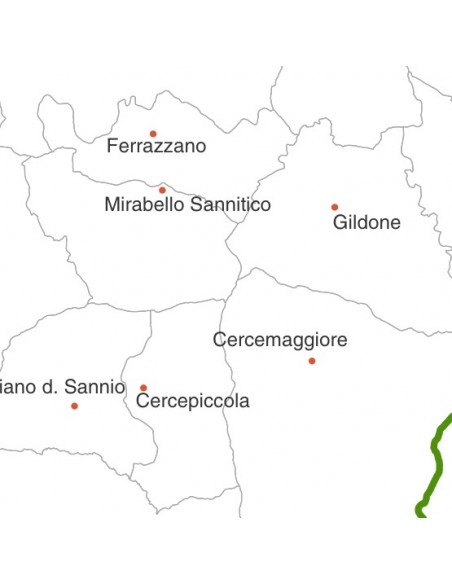 Mappa dei comuni del Molise jpg
