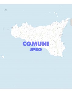 Mappa dei comuni della Sicilia jpg