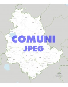 Mappa dei comuni dell'Umbria jpg