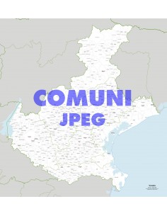 Mappa dei comuni del Veneto jpg