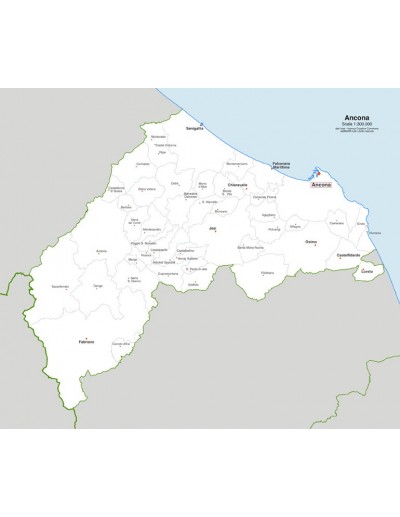 Mappa dei comuni della provincia di Ancona jpg