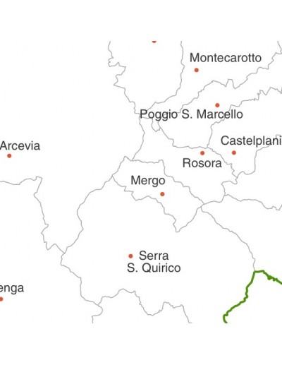 Mappa dei comuni della provincia di Ancona jpg