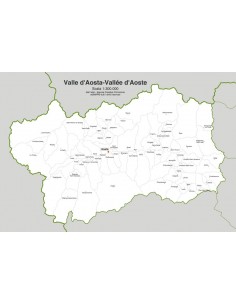Mappa dei comuni della provincia di Aosta jpg 2
