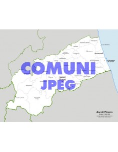 Mappa dei comuni della provincia di Ascoli Piceno jpg