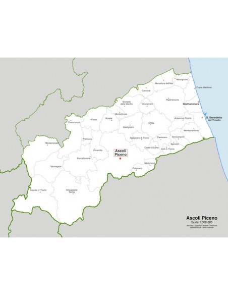 Mappa dei comuni della provincia di Ascoli Piceno jpg