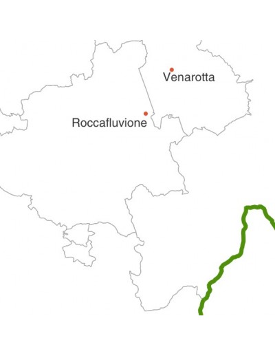 Mappa dei comuni della provincia di Ascoli...