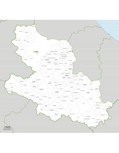 Mappa dei comuni della provincia di L'Aquila jpg