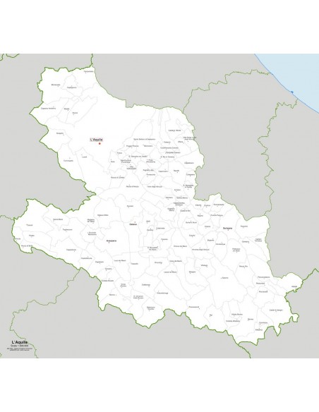 Mappa dei comuni della provincia di L'Aquila jpg