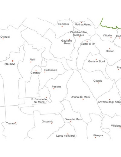 Mappa dei comuni della provincia di L'Aquila jpg