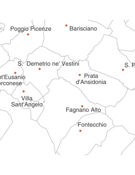 Mappa dei comuni della provincia di L'Aquila jpg
