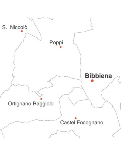 Mappa dei comuni della provincia di Arezzo jpg