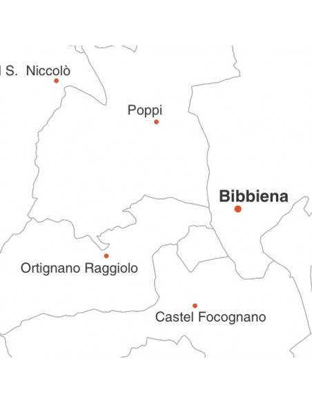 Mappa dei comuni della provincia di Arezzo jpg
