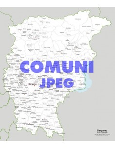Mappa dei comuni della provincia di Bergamo jpg
