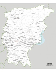 Mappa dei comuni della provincia di Bergamo jpg 2