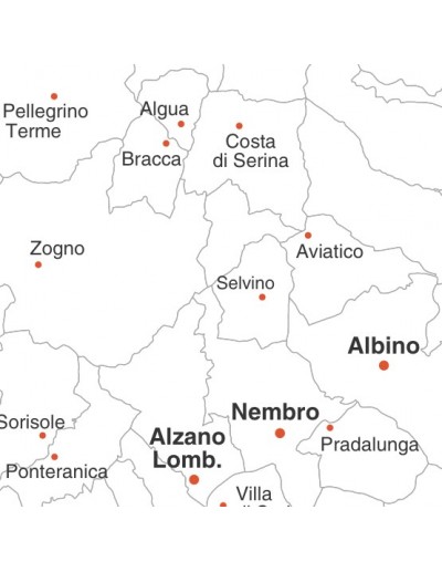 Mappa dei comuni della provincia di Bergamo jpg