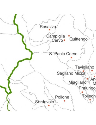 Mappa dei comuni della provincia di Biella jpg