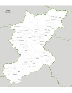 Mappa dei comuni della provincia di Belluno jpg 2