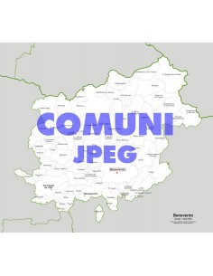 Mappa dei comuni della provincia di Benevento jpg