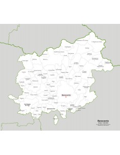Mappa dei comuni della provincia di Benevento jpg 2